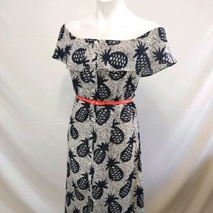 LUCA Pineapple maxi dress size S